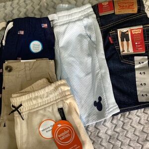 5 New boys short size 4-5
